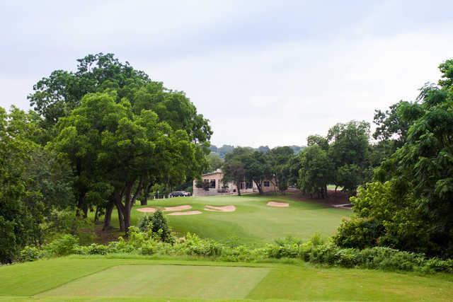 View from a tee at Landa Park Municipal Golf Course