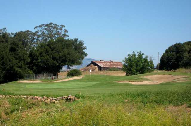 Eagle Vines Vineyards and Golf Club features large, topsy-turvy greens.