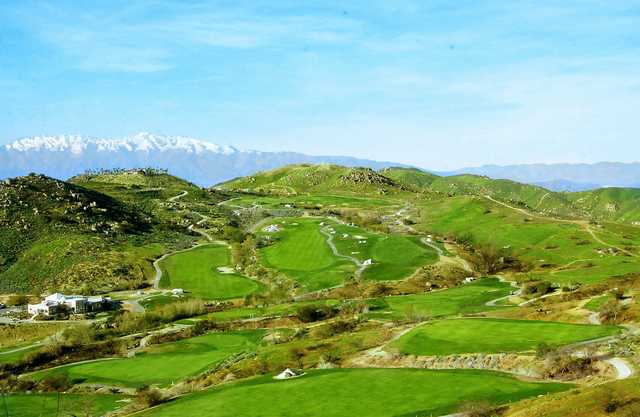 A view of the layout of Hidden Valley Golf Club