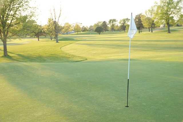 A view of a hole at Ashland Golf Club.