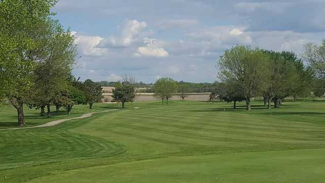 A view of a fairway at Ashland Golf Club.