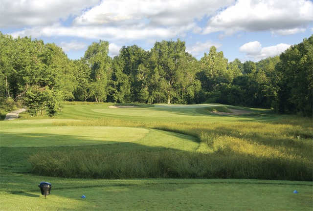 A view from a tee at Championship Course from Drumm Farm Golf Club (Tee Times Golf Guide Inc).