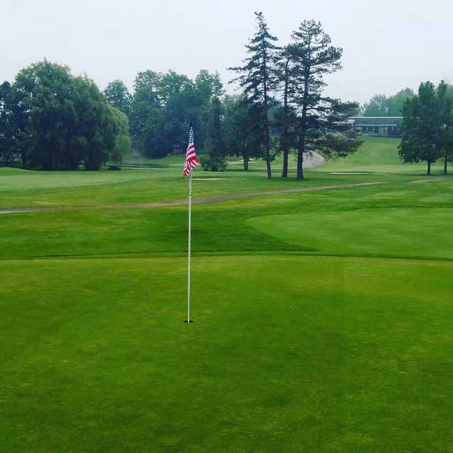 A view of a green at Fox Valley Club.