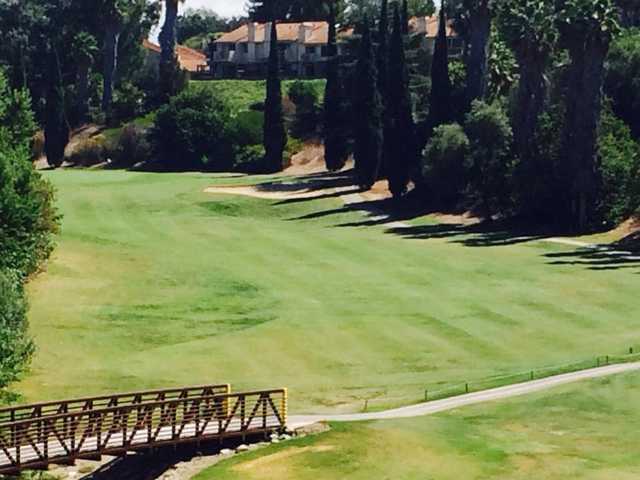 A view of fairway #1 at Fullerton Golf Course.