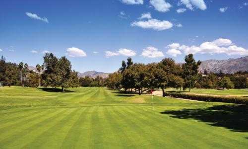 A view of the 4th green at Fullerton Golf Course.