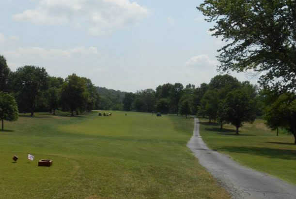 A view of fairway #2 at Loutre Shore Country Club.