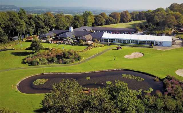 Aerial view from Cottrell Park Golf Club 