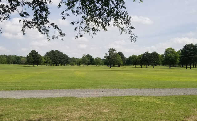 A sunny day view from Village Creek Golf Club.