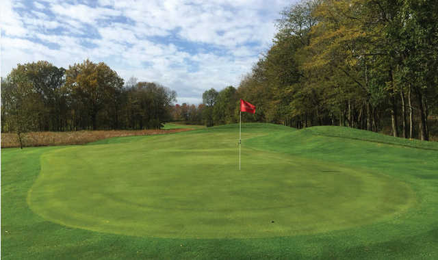 A view of the 11th green at Charleston Country Club.