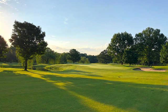 A view of the 1st hole at Huntsville Country Club.