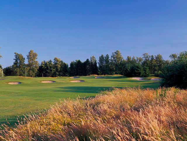 View of the 3rd hole from the Great Blue Course at Heron Lakes Golf Club