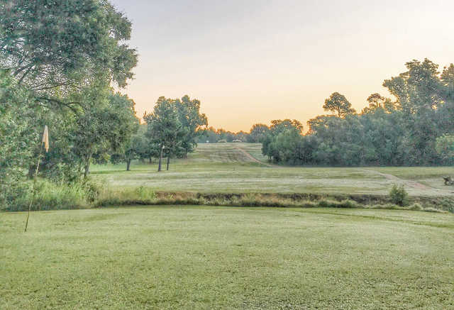 A view of hole #1 at Wildcat Golf Course.