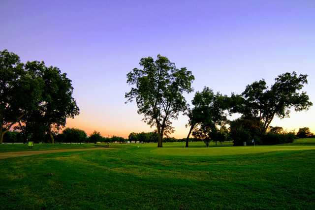 A sunrise view from Oak Hollow Golf Course.