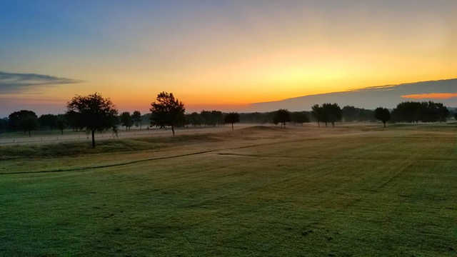 A view from tee #18 at Oak Hollow Golf Course.