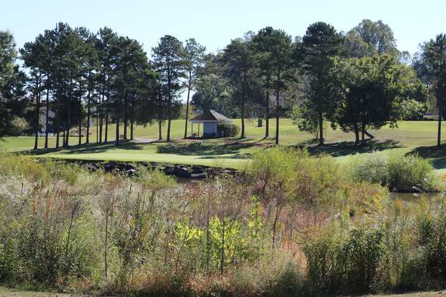 A view of a hole at Oak Valley Golf Club.