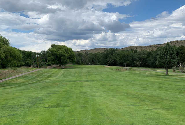 A view of the most loved par 5 from Scott Park Golf Links.