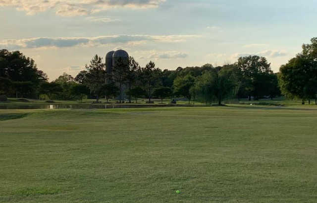 An evening view from River Birch Golf Club.