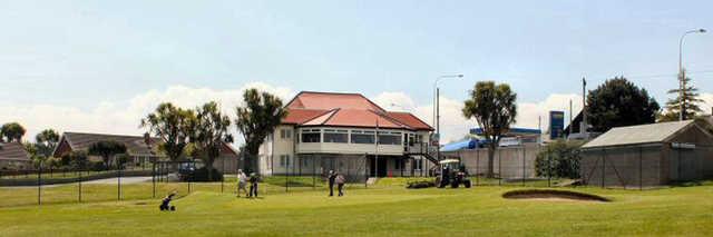 A view of a green at Bentra Golf Course.