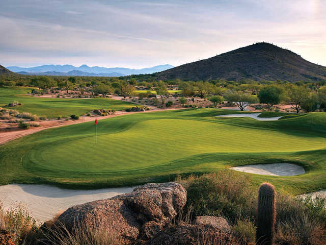 A view of a green from Scottsdale National Golf Club.
