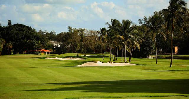 A view from a tee at Biltmore Golf Course.