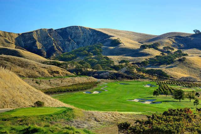 A view of tee #5 from The Course at Wente Vineyards.