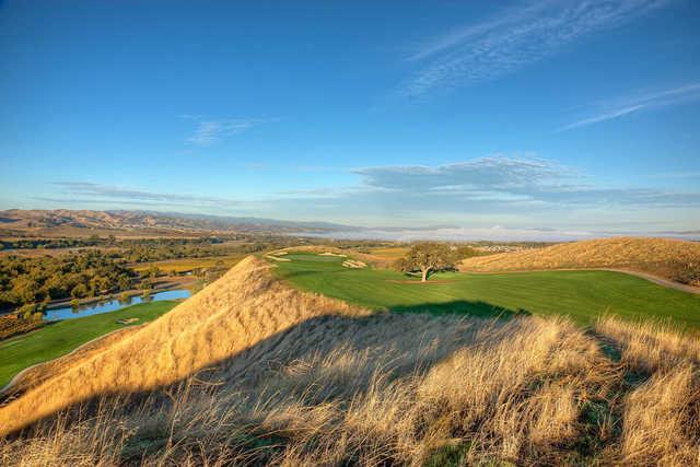 A view of the 12th hole from The Course at Wente Vineyards.