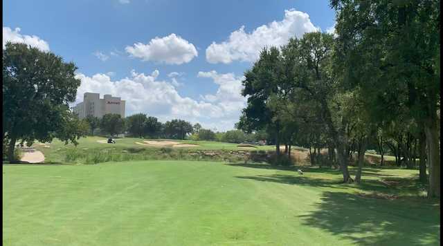 A sunny day view from The Golf Club at Champions Circle.