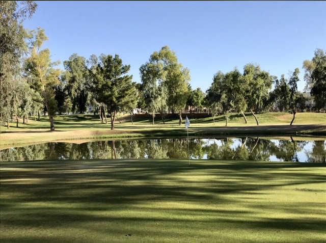 A view from Stripe Show Golf Club