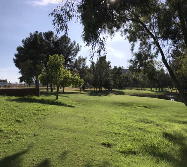 A view from Stripe Show Golf Club