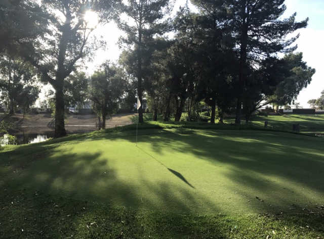 A view from Stripe Show Golf Club