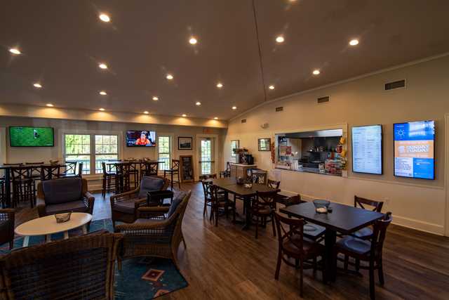 View from the clubhouse at Southern Hills Golf Course