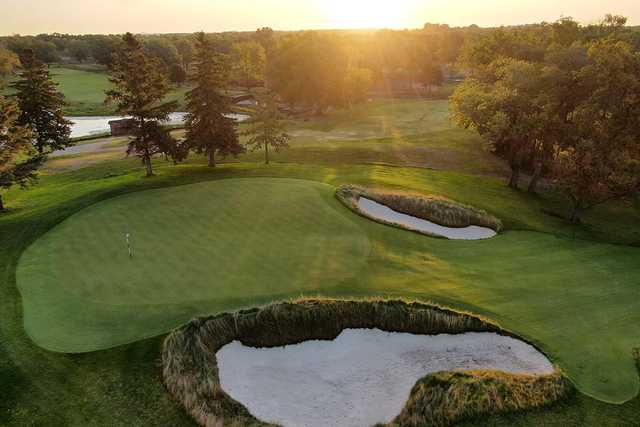 A view of 12th green at The Club at Lac La Belle