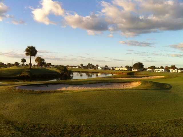 A view from Barefoot Bay Golf & Recreation Park.