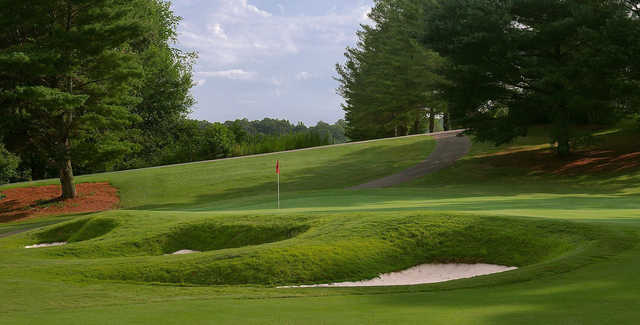 A view of a hole at Cross Creek Country Club.