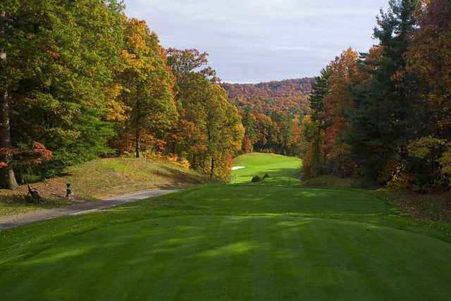 A view from tee #17 at Kenmure Golf Club.
