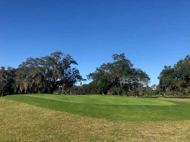 View of a green at Clearwater Country Club