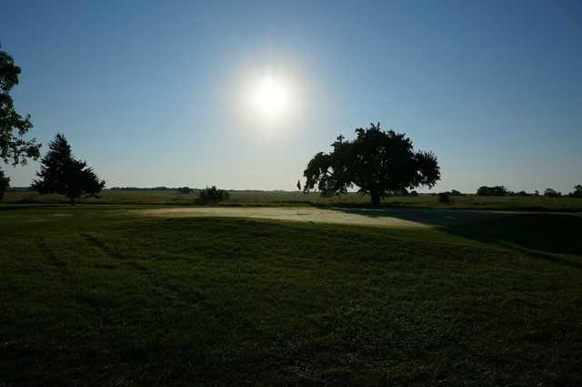 A view of a hole at Marion Country Club.