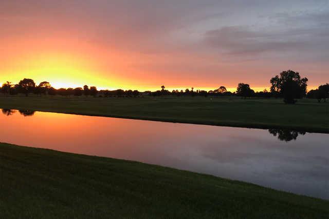 Sunset view from Sebring International Golf Resort