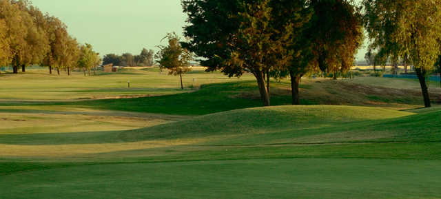 A view of a fairway at Lemoore Golf Course.