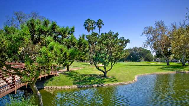 A view over the water from Los Amigos Country Club.