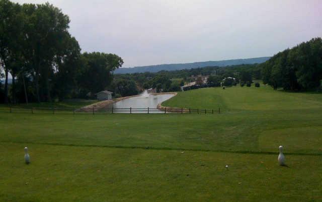 View from a tee at Coulee Golf Bowl.