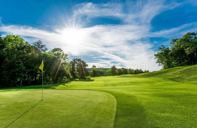 View from a green at Branson Hills Golf Club.