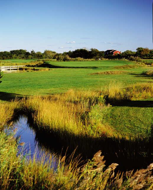 View of the 11th green at Brigantine Golf Links.