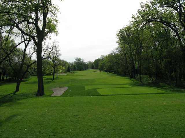 A view from a tee at Winnetka Golf Club.