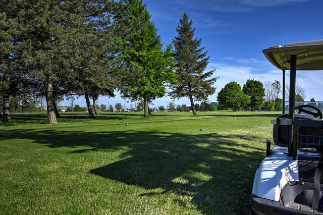 View of a teen from North at Hyde Park Golf Course.