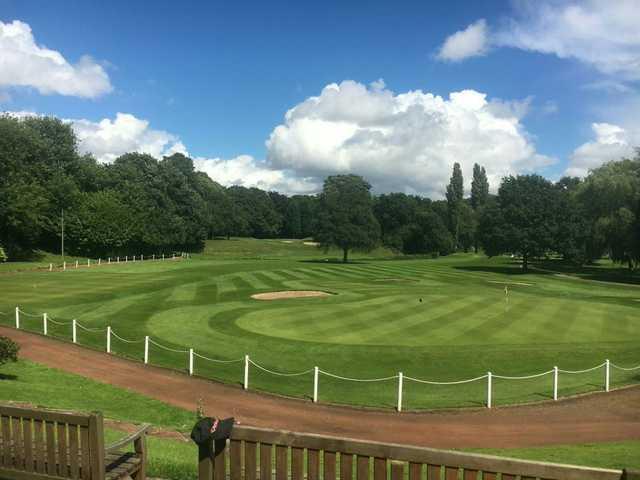 View of a green at Withington Golf Club