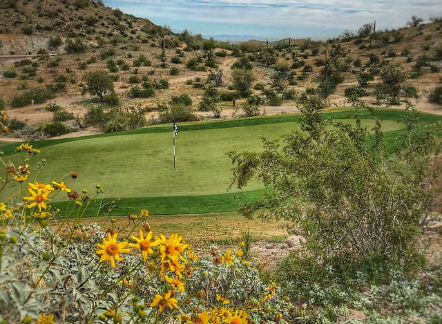 A view of a hole at Golf Club of Estrella.