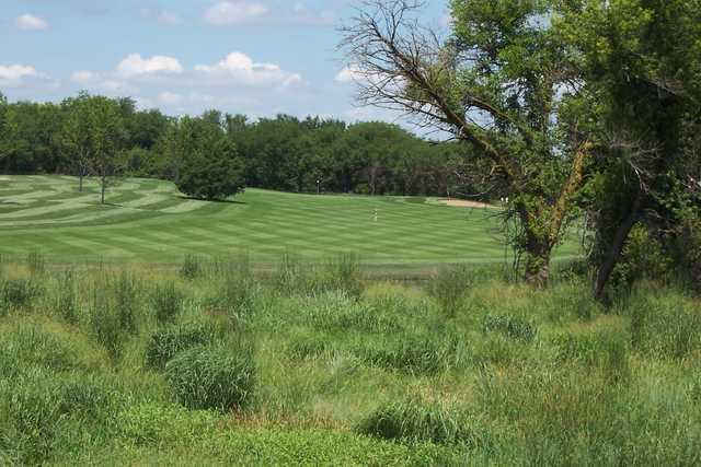 A view of a fairway at Turkey Creek Golf Course.