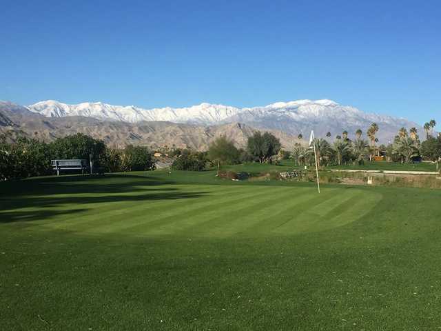 View from a green at The Golf Center at Palm Desert