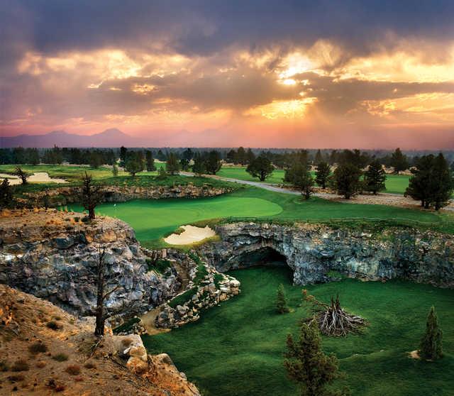 View from no. 8 on the Fazio Course at Pronghorn Club